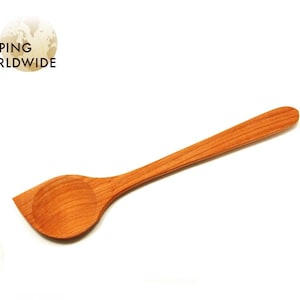 Wooden Spoon Large with Arrow bottom from Cherry wood - 7