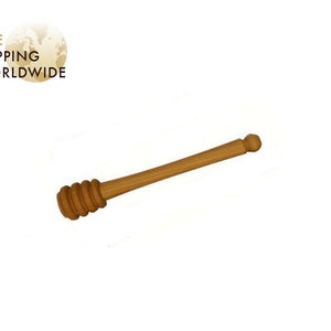 Wooden Honey Dipper / Spoon - Honey Stick from Cherry wood - 57