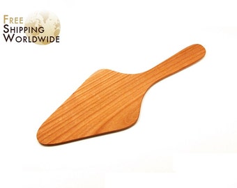 Wooden Spatula for serving Pizza or cakes of any kind from Cherry wood - 20