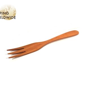 Wooden Forks for turning Steaks and all kinds of Meat on the Grill / Barbeque from Cherry wood - 38
