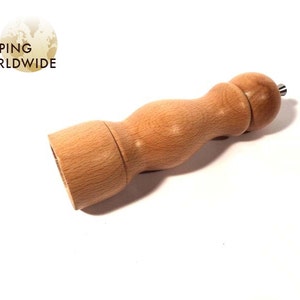 Wooden Pepper Grinder from Beech or Elm Wood 72 image 3