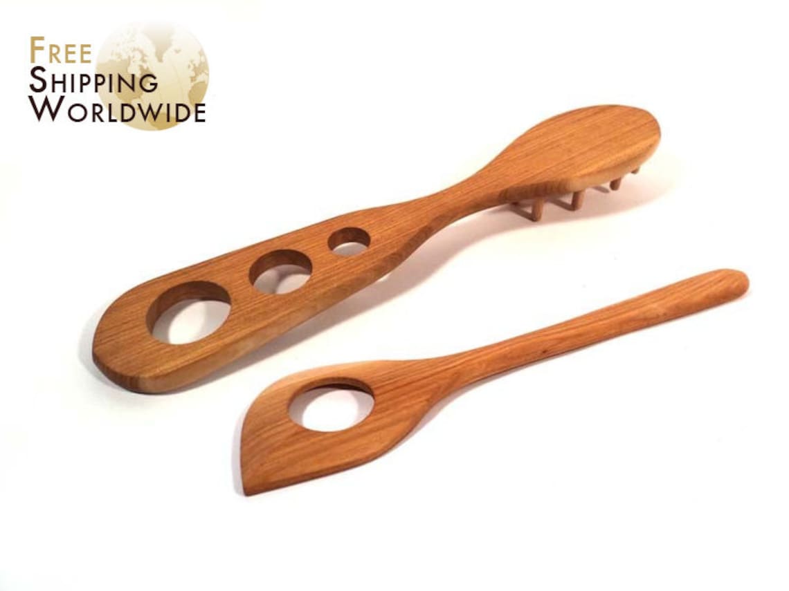 Wooden Sauce Spoon / Spaghetti Set Wooden Spoon / Rake for Etsy