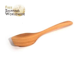 Wooden Wok or any other deep Pans Spatula from Cherry wood - 15