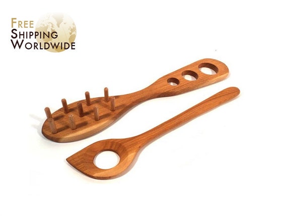 Wooden Sauce Spoon / Spaghetti Set Wooden Spoon / Rake for Pasta