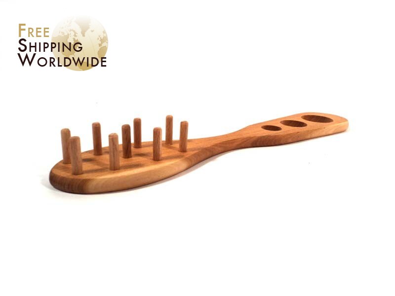 Wooden Spoon / Rake for Pasta Spaghetti Serving Large/double - Etsy