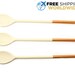 Wooden Spoon / Spatula SET of 3 Wooden Spoon / Rake for Pasta Spaghetti ...