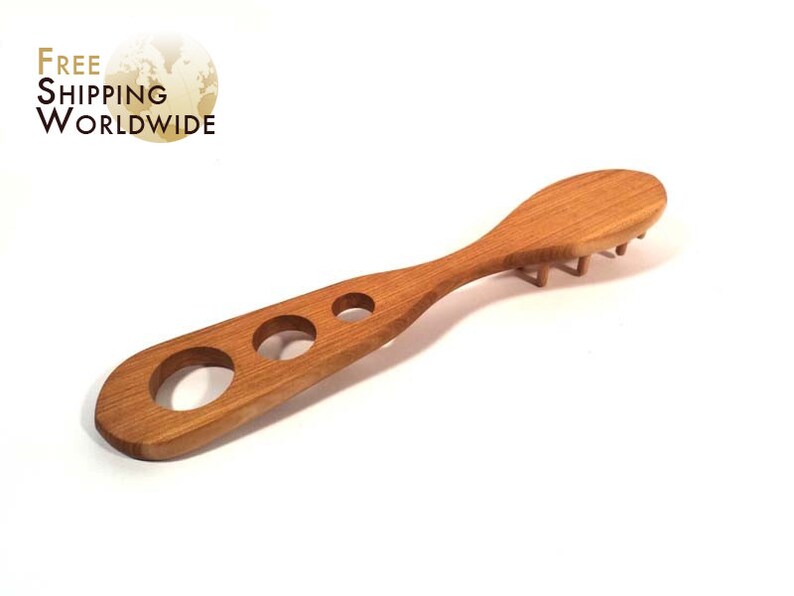 Wooden Spoon / Rake for Pasta Spaghetti Serving Large/double Etsy