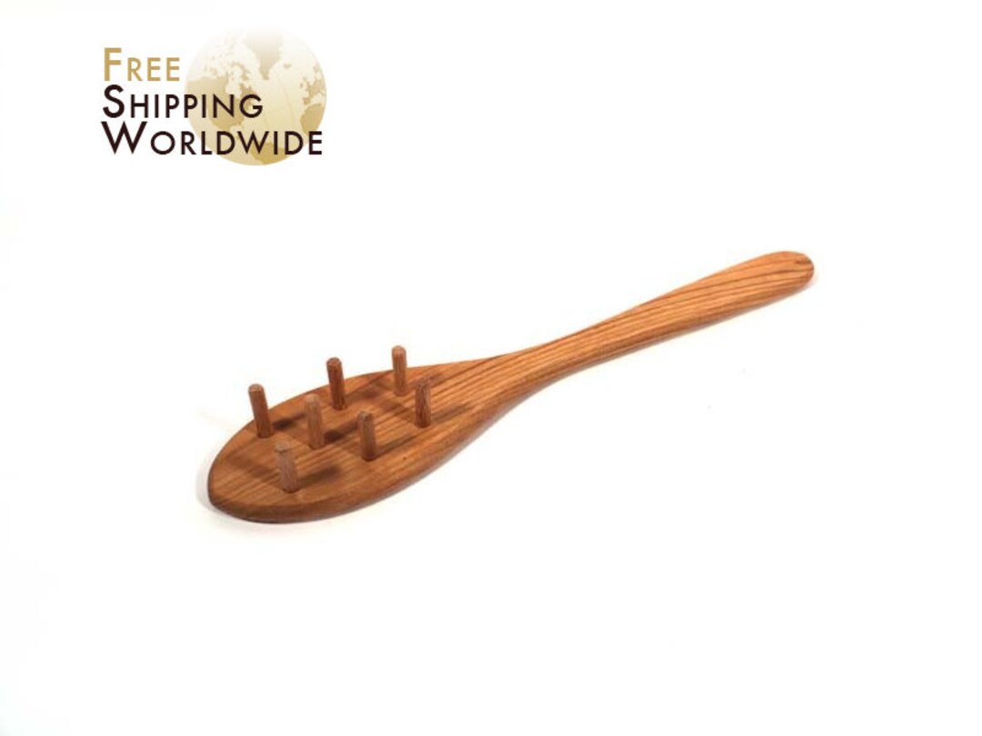 Wooden Spoon / Rake for Pasta Spaghetti Serving Large From Etsy
