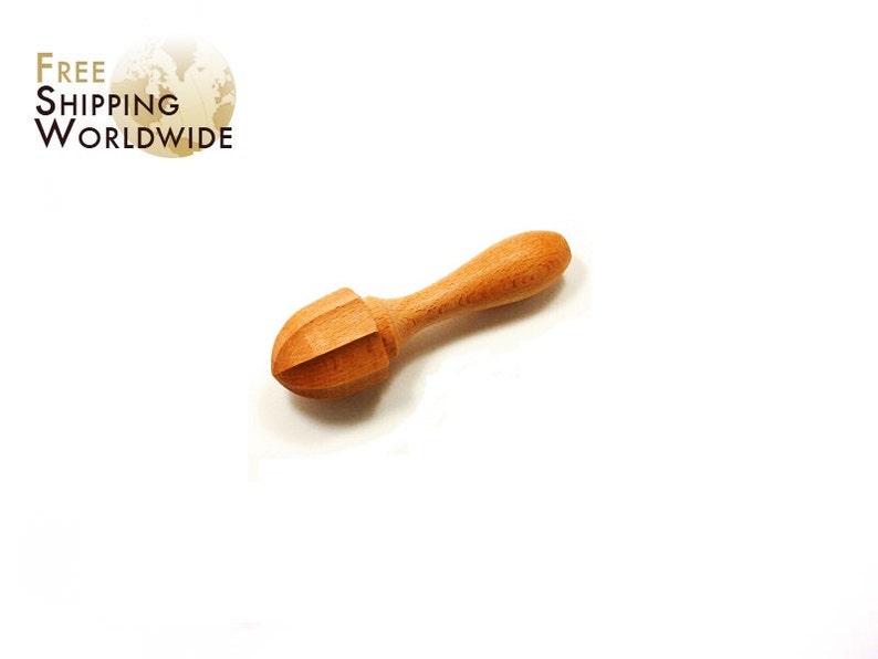 Wooden Citrus Lemon Reamer Juicer FLAT from Beech wood 67 image 1