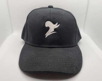 Final Fantasy XIV / FFXIV Calfskin Rider's Cap Hat Cosplay Embroidered Chocobo Baseball Cap - Structured/Relaxed Black Cap