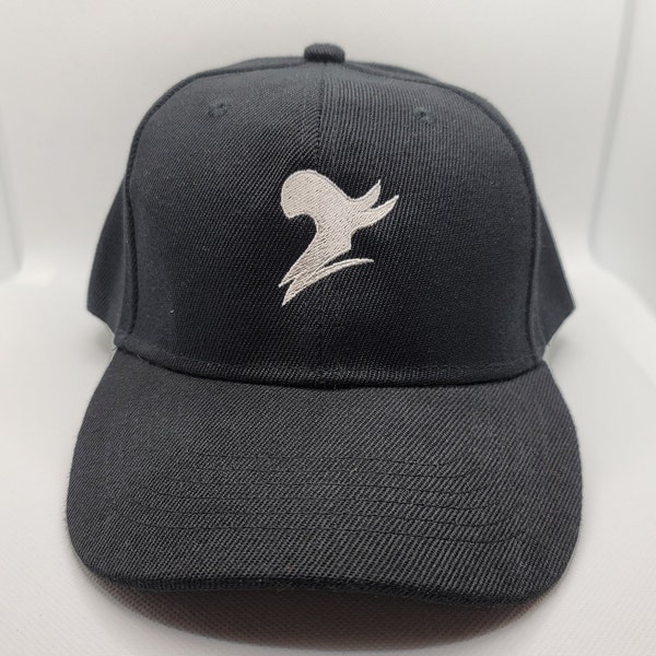 Final Fantasy XIV / FFXIV Calfskin Rider's Cap Hat Cosplay Embroidered Chocobo Baseball Cap - Structured/Relaxed Black Cap