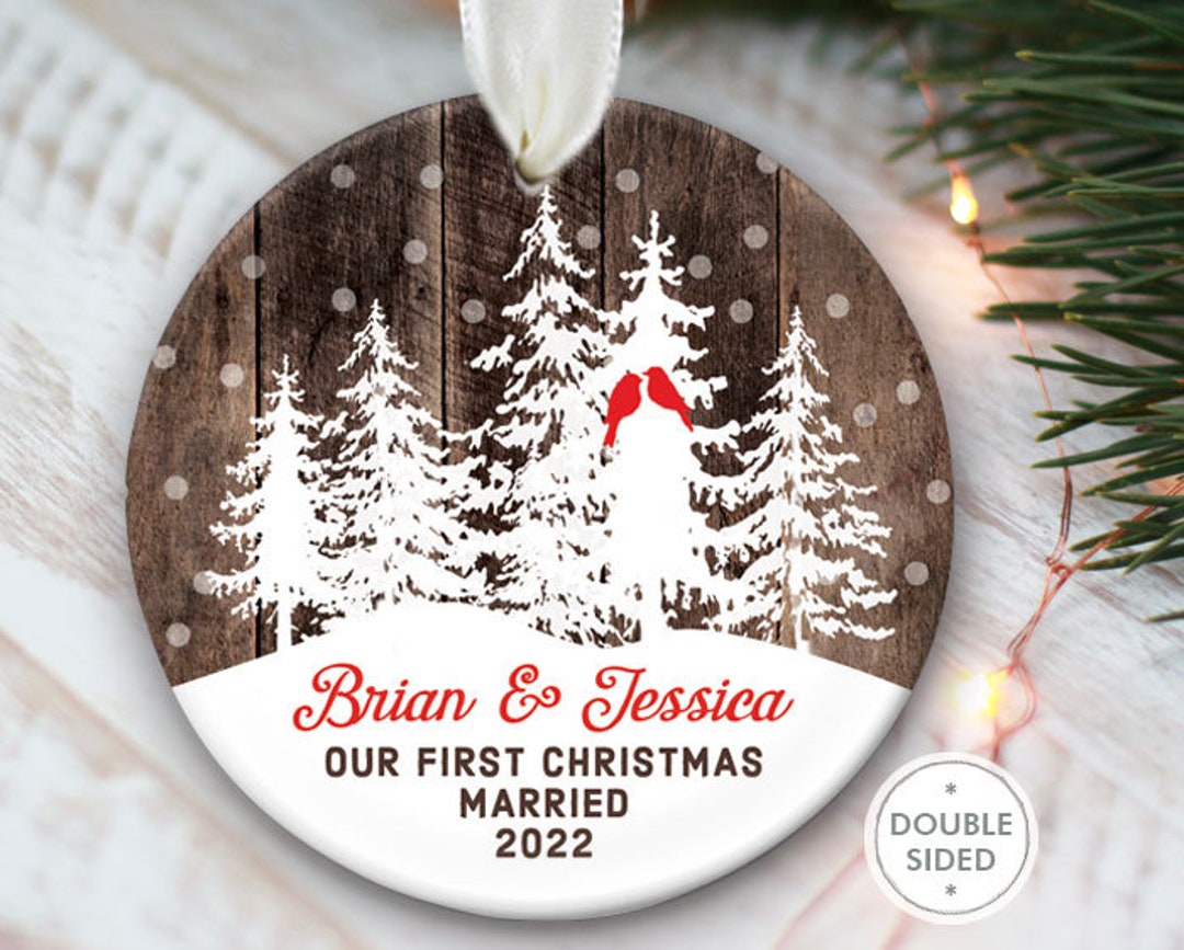 Our First Christmas Together Ornament for Dating Couple Ornament