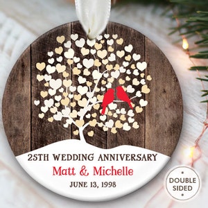 Wedding Anniversary Ornament 50th