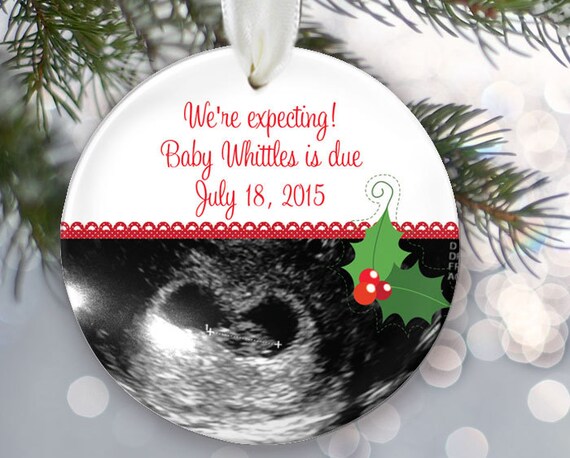 expecting baby ornament