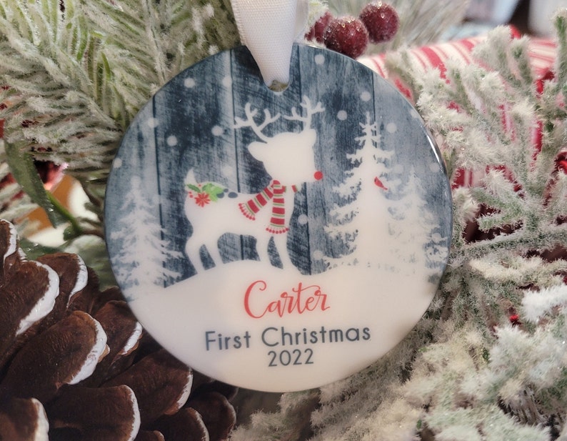 Babys First Christmas Ornament 2023 Babys First Christmas Etsy