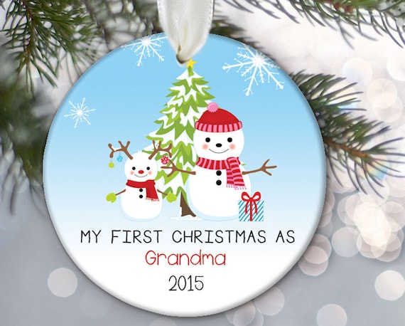 grandma ornament my first christmas as grandma personalized