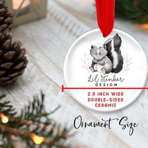 Sibling Ornament, Big Brother, Little Sister, Big Sister, Little Brother, Personalized Christmas Ornament, Deer Ornament fake "wood" OR064 image 6