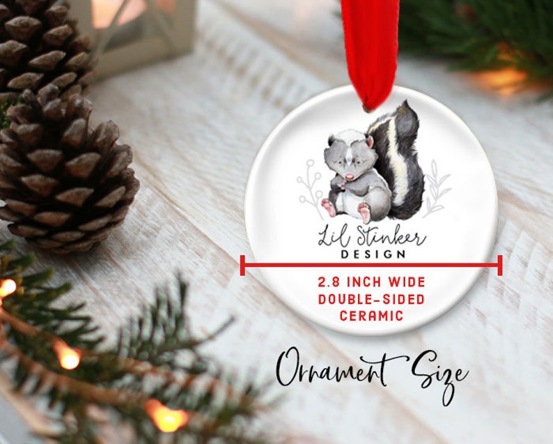 Sibling Ornament, Big Brother, Little Sister, Big Sister, Little Brother, Personalized Christmas Ornament, Deer Ornament fake "wood" OR064 image 6