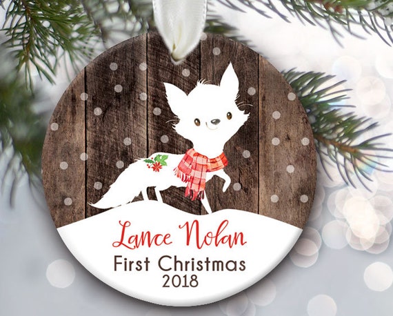 baby boy first christmas ornament 2018
