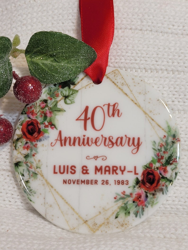 40th Anniversary Gift for Parents