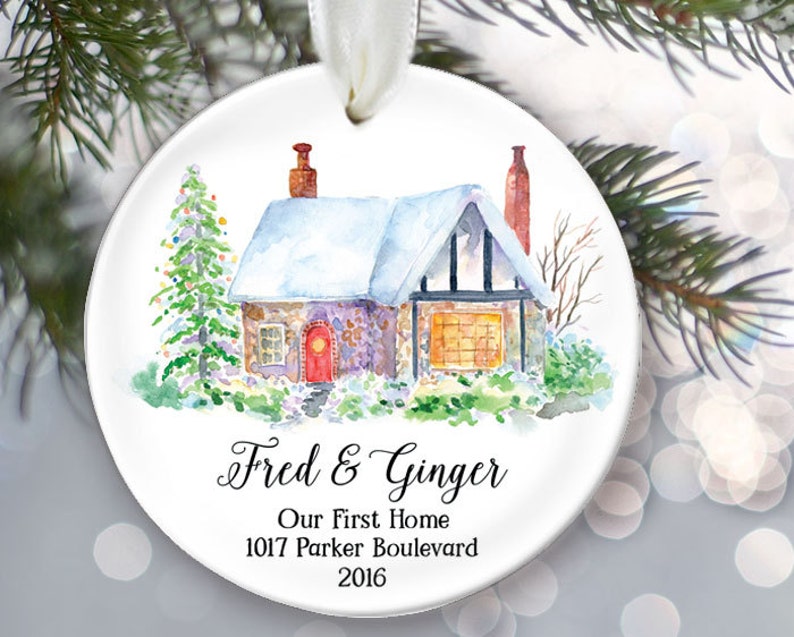 Our First Home Ornament Personalized New Home Christmas Etsy