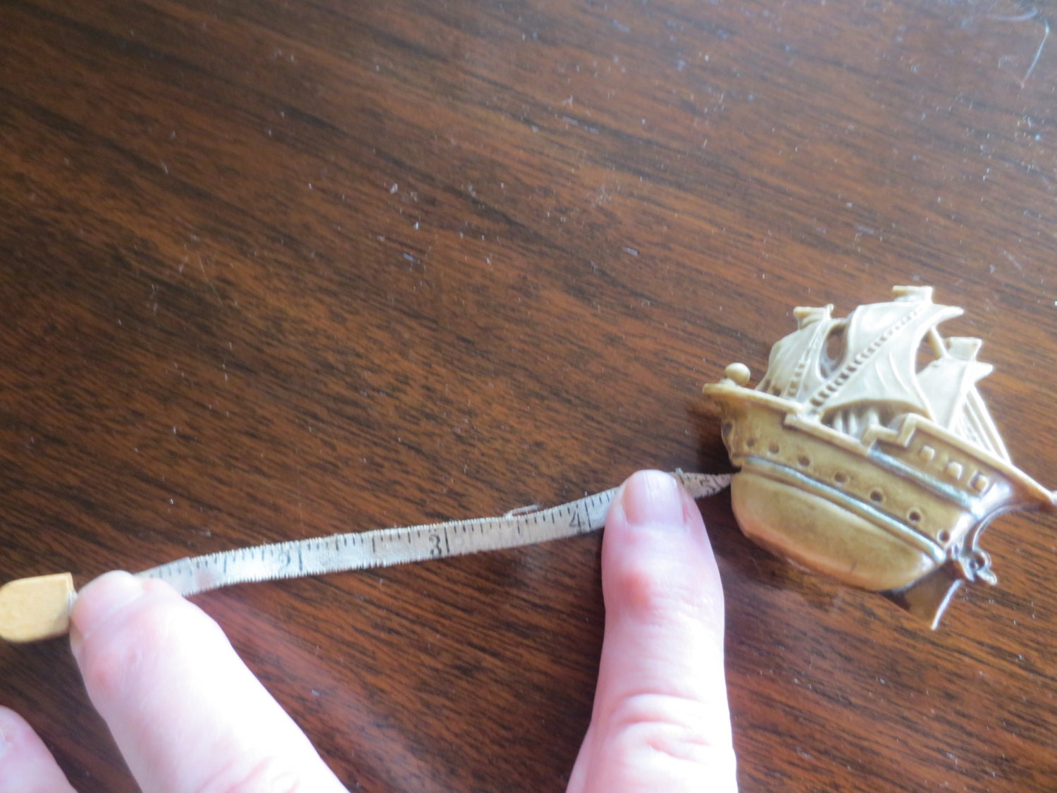 Celluloid Ship Tape Measure Etsy