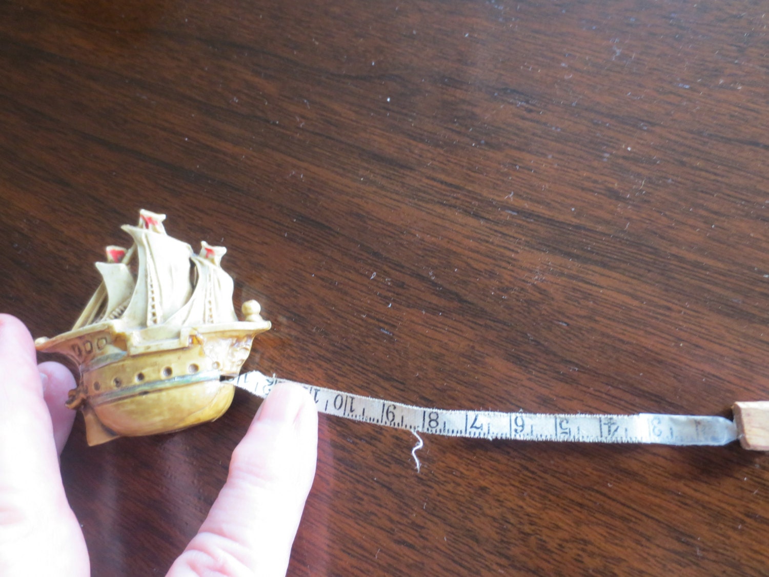 Celluloid Ship Tape Measure Etsy