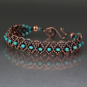 Copper Woven Bracelet Tutorial