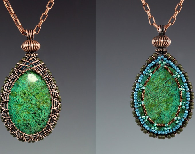 Leather and Woven Wire Bracelet Tutorial Etsy