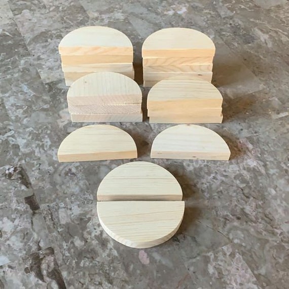 Unfinished Wood Half Circles 4 1/2 x 2 1/8 x Etsy