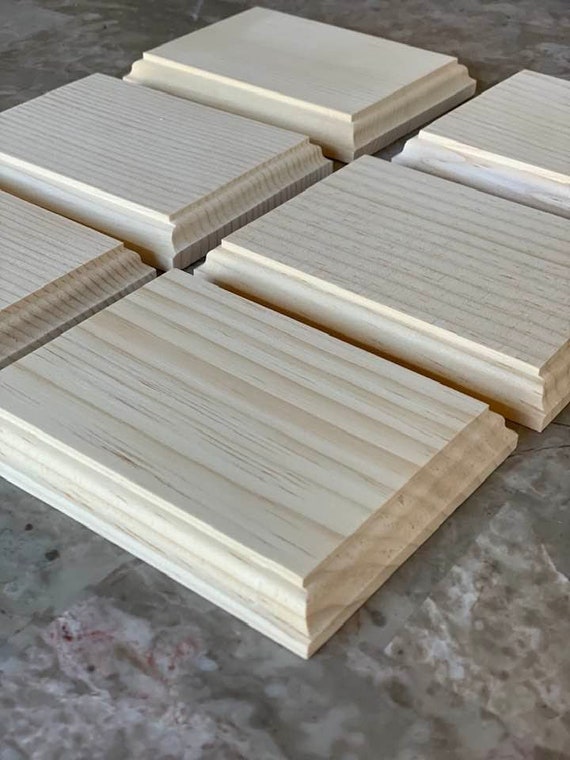 Unfinished Wood Plaque Blanks Sets 4x4 / Etsy