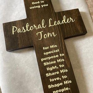 Custom Ordination Cross | Personalized Ordination Minister Gift | Religious Gift | Pastor appreciation day award Neutral-Color Wall Art