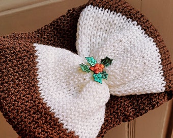 Christmas pudding headband