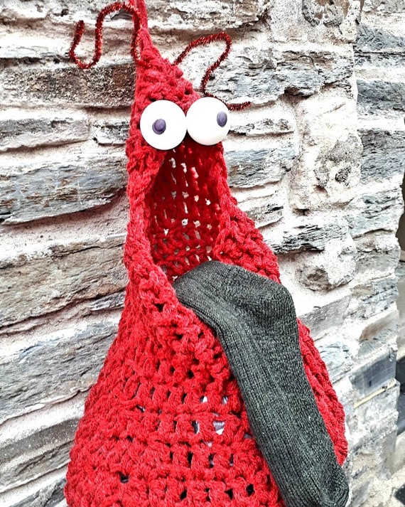 crochet laundry bag