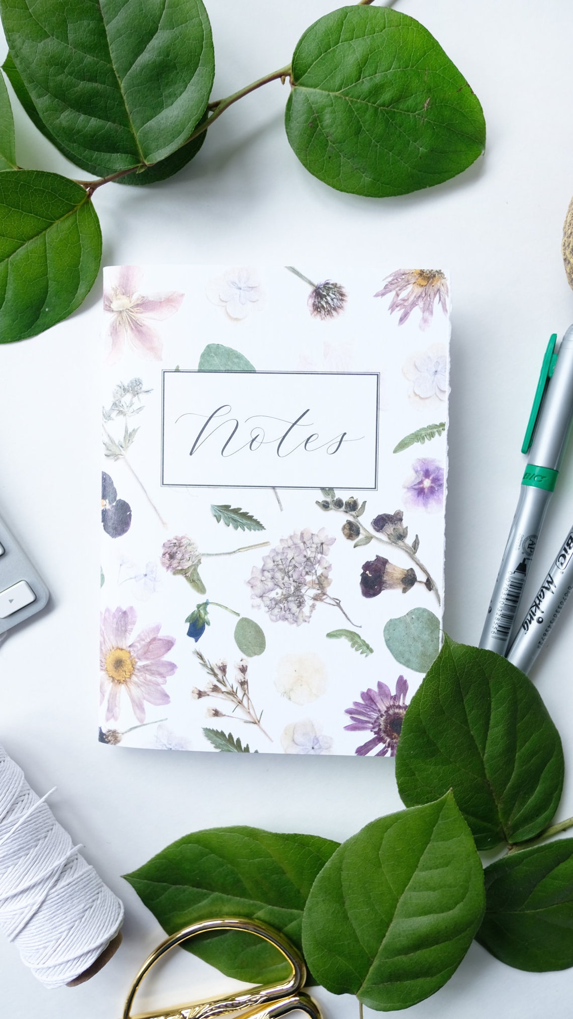 Pressed Flower Natural and Botanical Notebook Journals Etsy