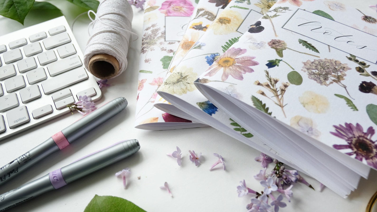 Pressed Flower Natural and Botanical Notebook Journals Etsy