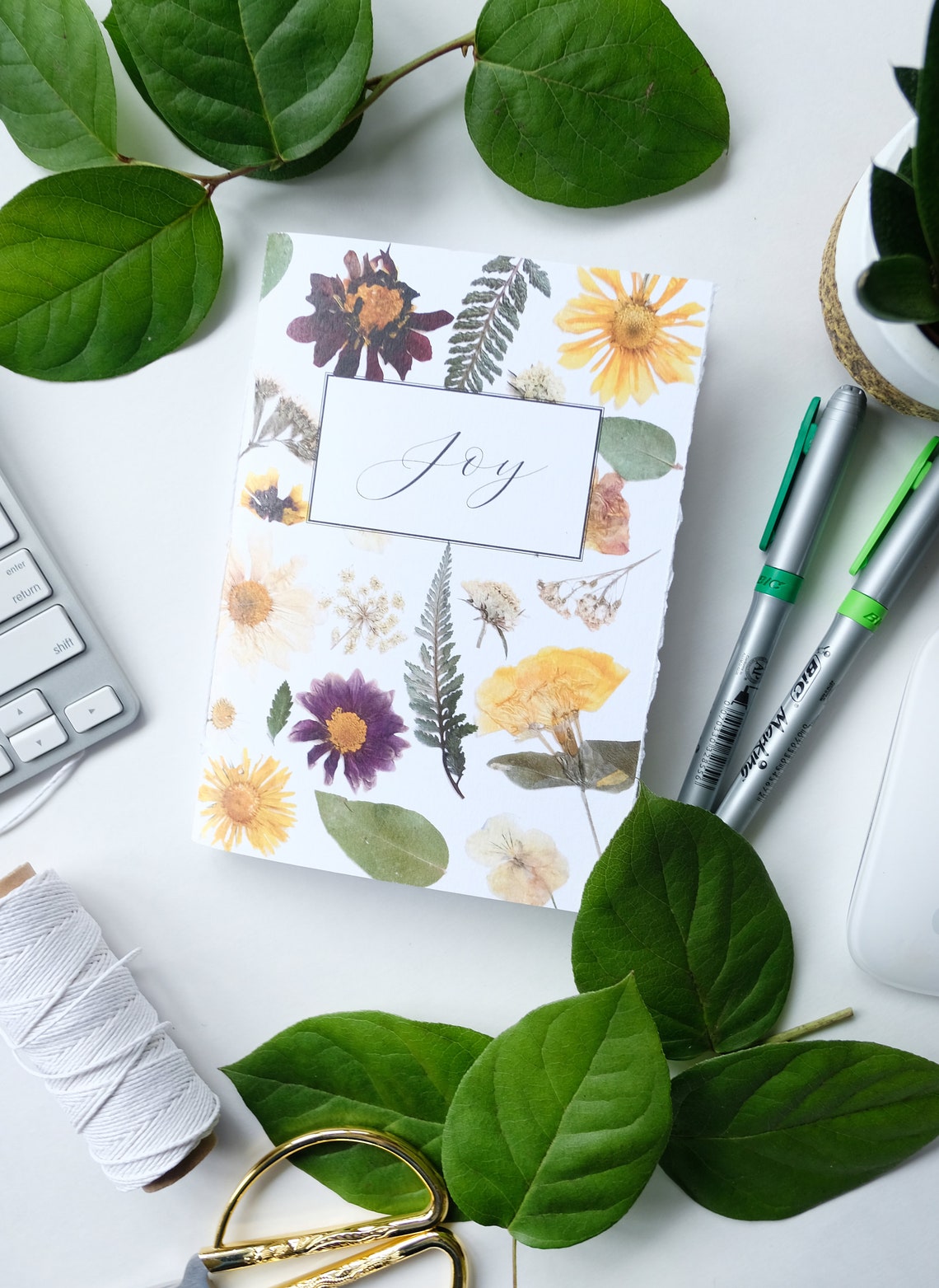 Pressed Flower Natural and Botanical Notebook Journals Etsy