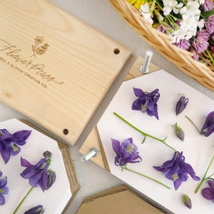 Heirloom Hand-Crafted Hardwood Flower Press