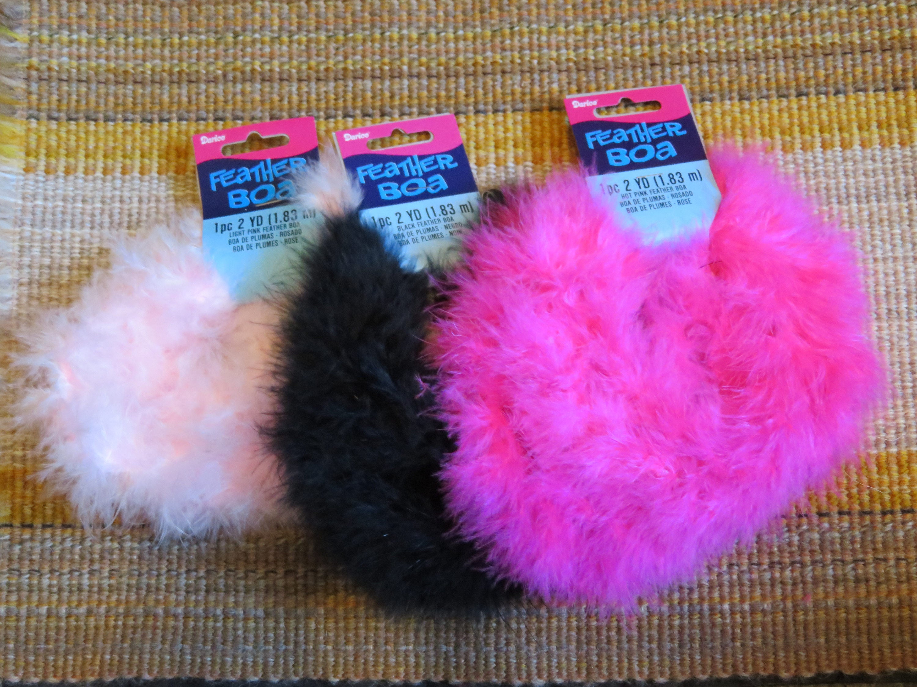 40 Simple Sewing Crafts for Kids 31 feather craft boa,2 yard lengths,marabou,light pink,hot…