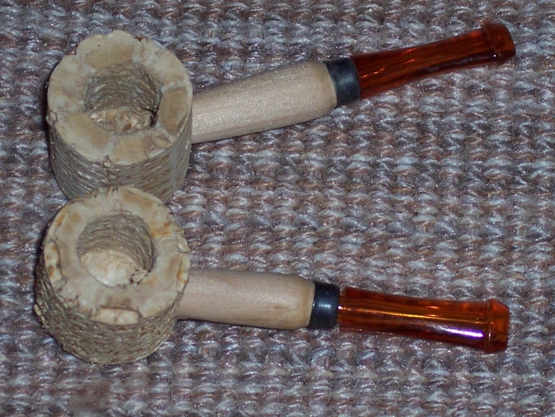 Corn cob pipe for dollssnowmencraftsappx 3.5 inches Etsy