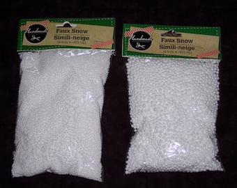 Styrofoam snow pebbles,tiny snow balls,ping pong snow,Christmas craft,ornament filler,vase filler