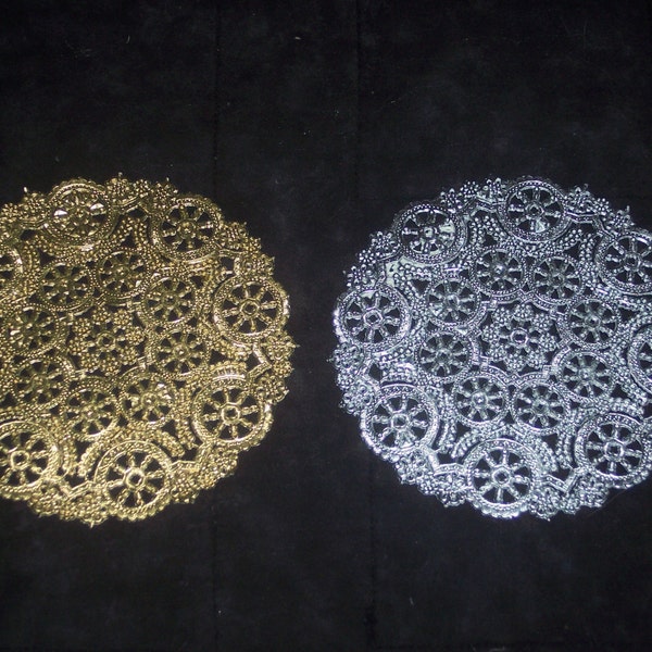 Gold Paper Doilies Etsy