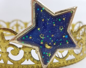 Galaxy star hairclip