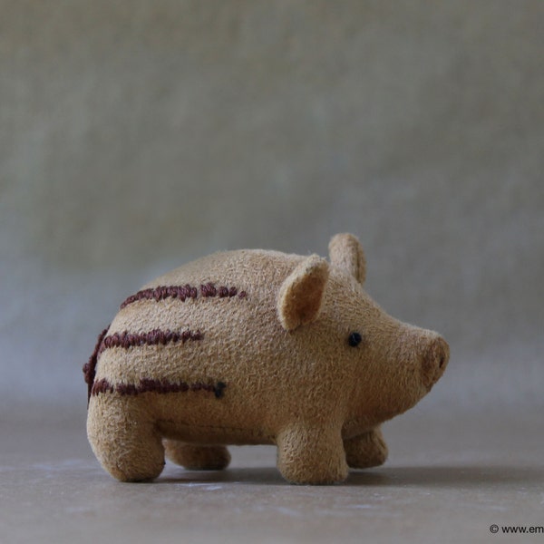 Wild Boar Piglet - Downloadable Pdf sewing pattern
