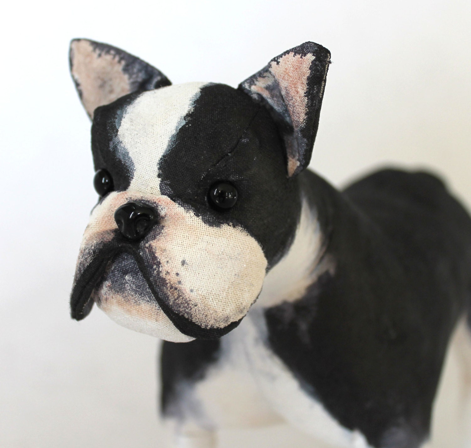 Professional Fabric Dog Mannequin Like A French Bull Dog Black