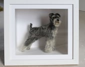 Miniature Schnauzer - Needle Felted Dog