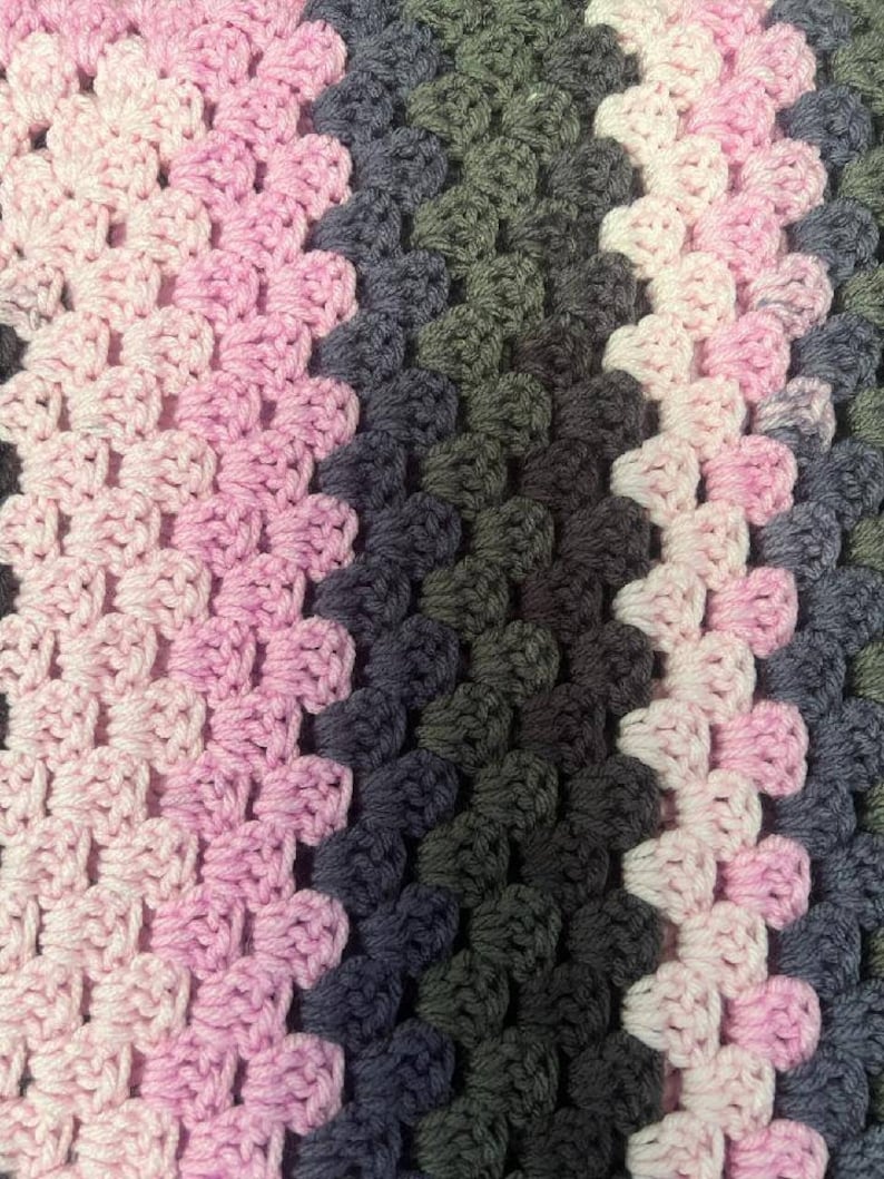 Crocheted Granny retailer Square Baby Blanket