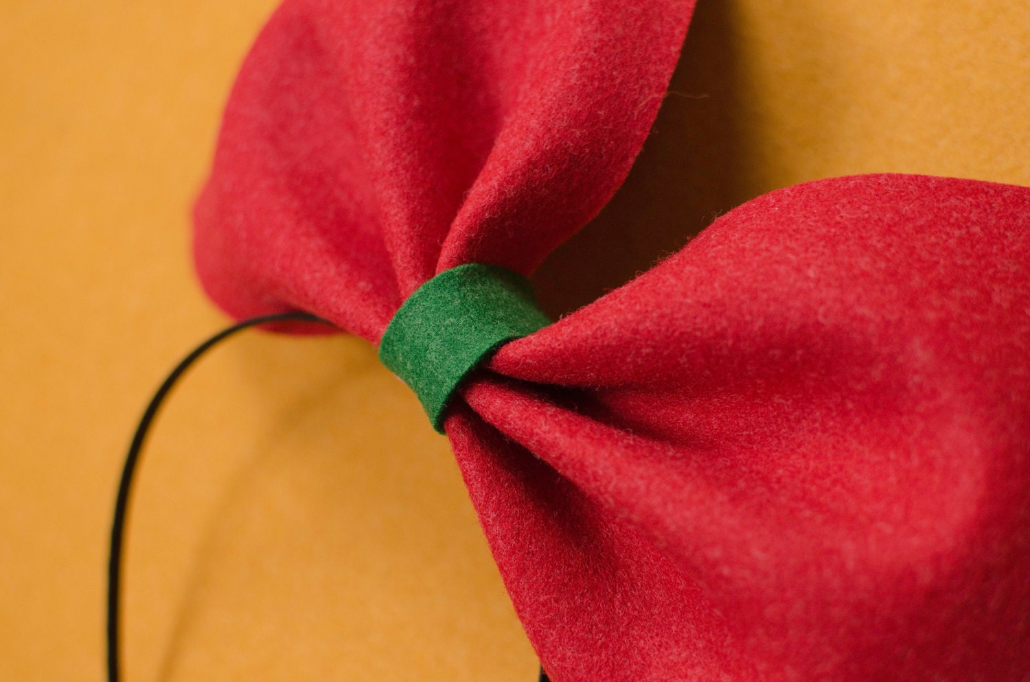 Christmas bow headband Etsy