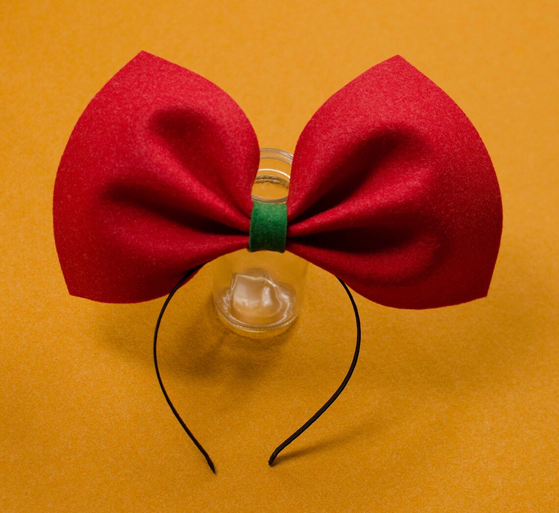 Christmas bow headband Etsy