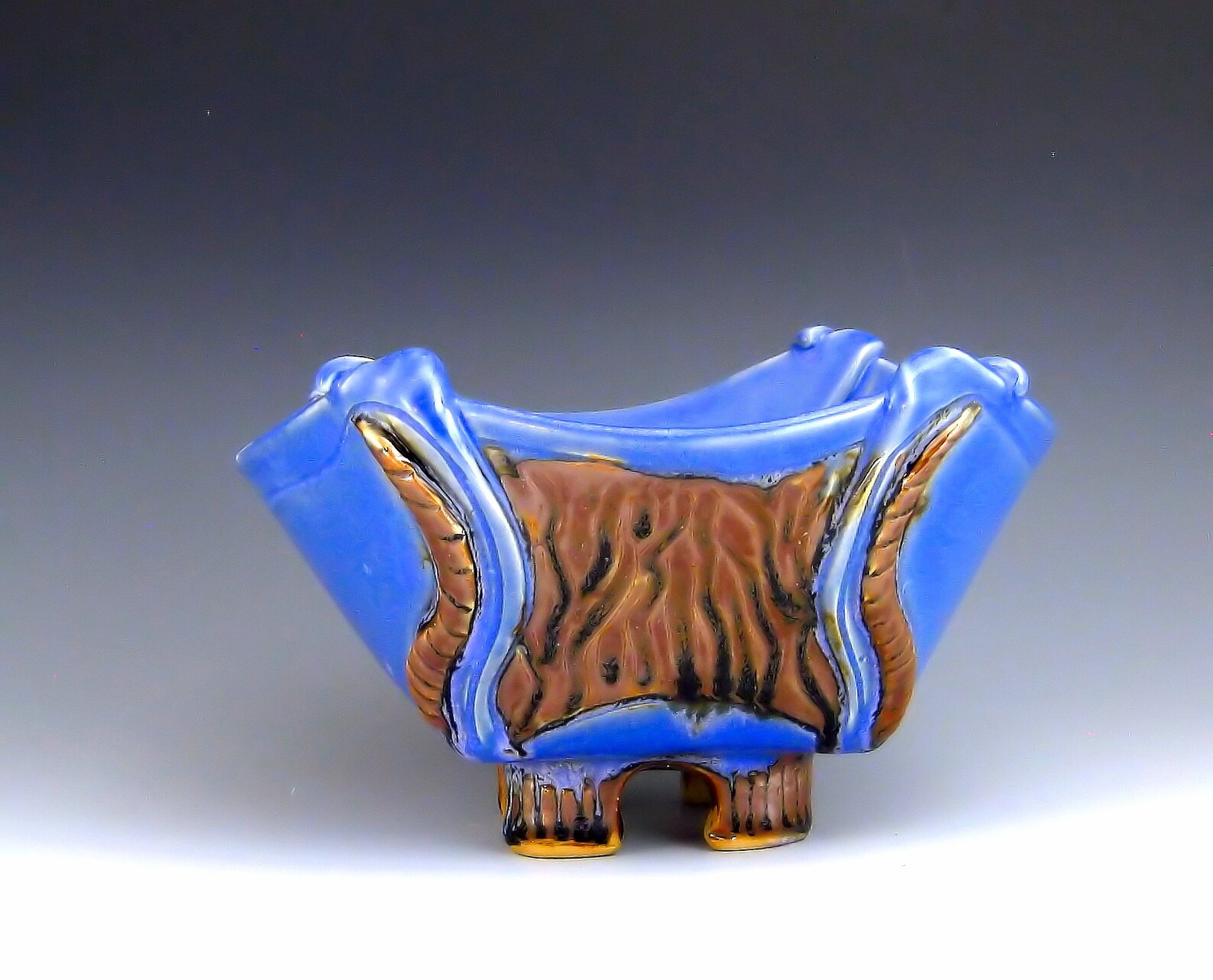 Square Ceramic Bowl Handbuilt Pottery Bowl Etsy